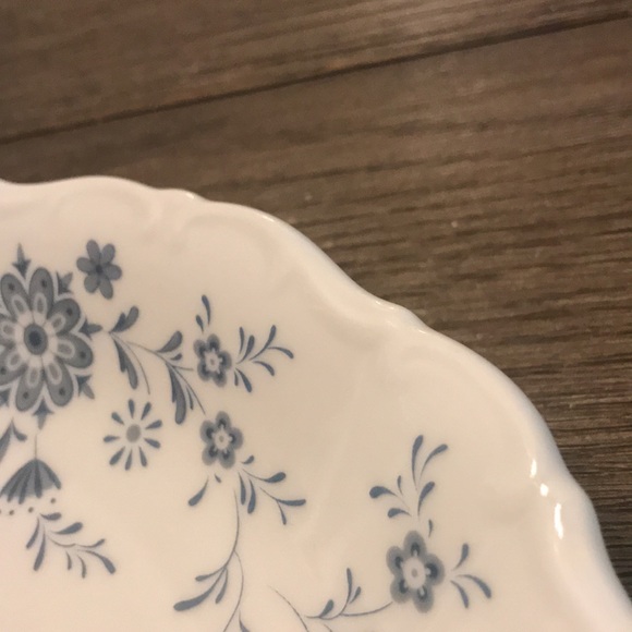 Seltmann Weiden Bavarian Blue porcelain Christina 12” serving platter Guc - Picture 9 of 9